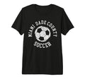 Miami Dade County Soccer Distressed T-Shirt - Aesthetic Graphic Men Women