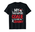 My Favorite Soccer Goalie Granny T-Shirt - Minimalist Print for Adults