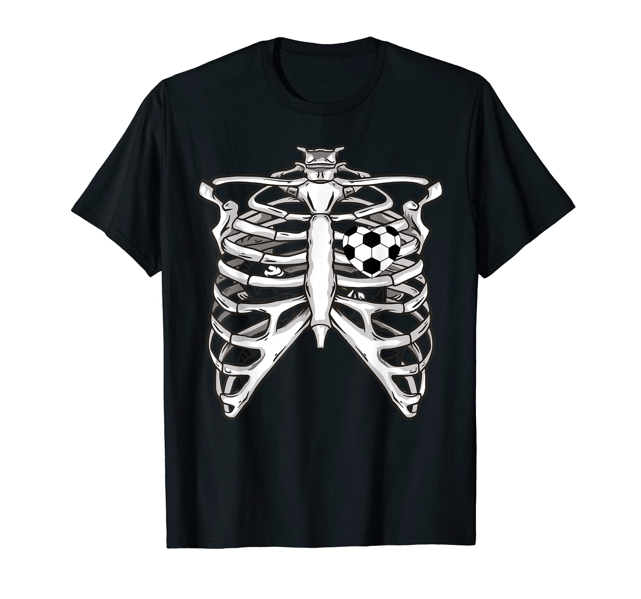 Soccer Game Day Skeleton Soccer Lover T-Shirt - Streetwear Style Unisex