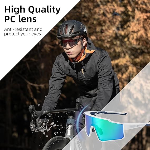 Unisex Polarized Cycling Sunglasses with TR90 Frame