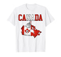 Canada Soccer Canadian Football Fan T-Shirt - Minimalist Print for Adults