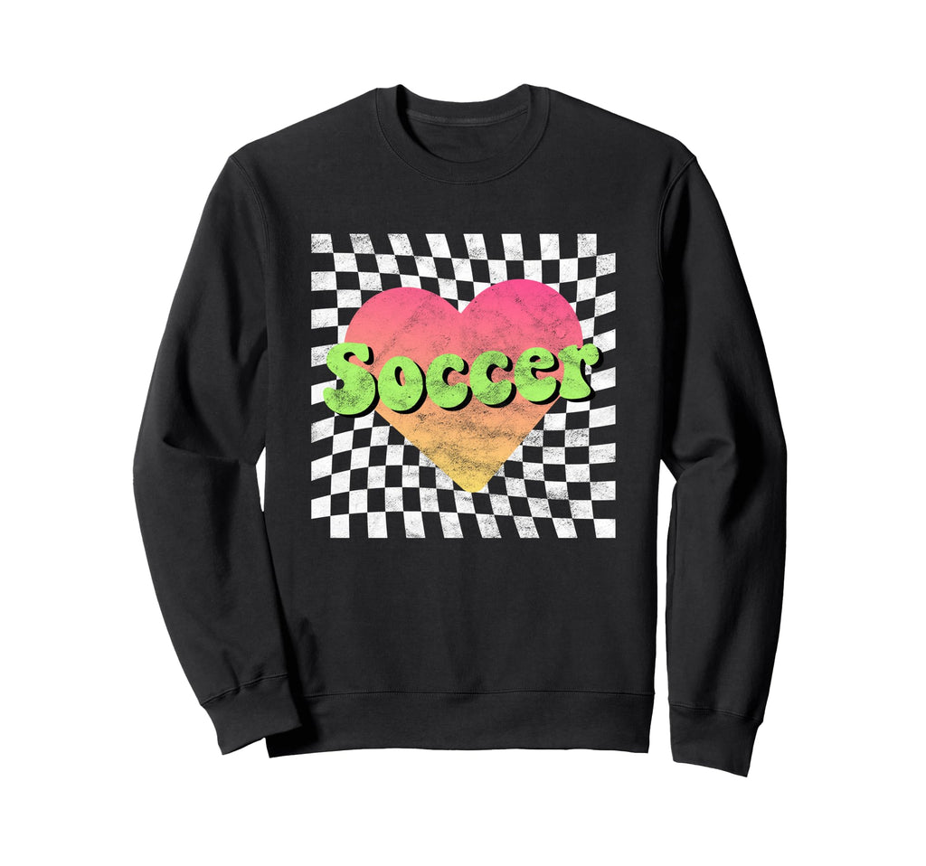 Soccer Lover Heart Sweatshirt - Custom Art Print Men Women