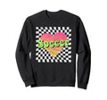 Soccer Lover Heart Sweatshirt - Custom Art Print Men Women