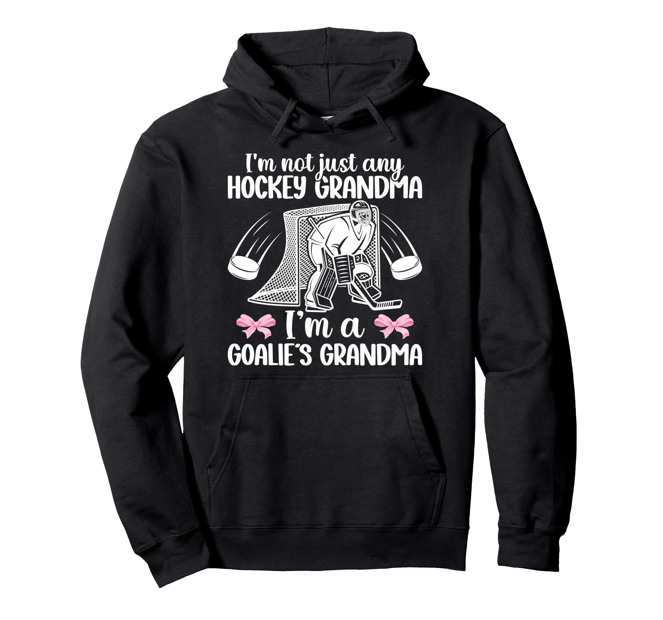 Im Hockey Goalie Grandma Hockey Keeper Hoodie - Graphic Print Men Women