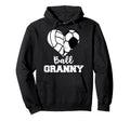 Ball Granny Heart Funny Soccer Hoodie - Streetwear Style for Adults