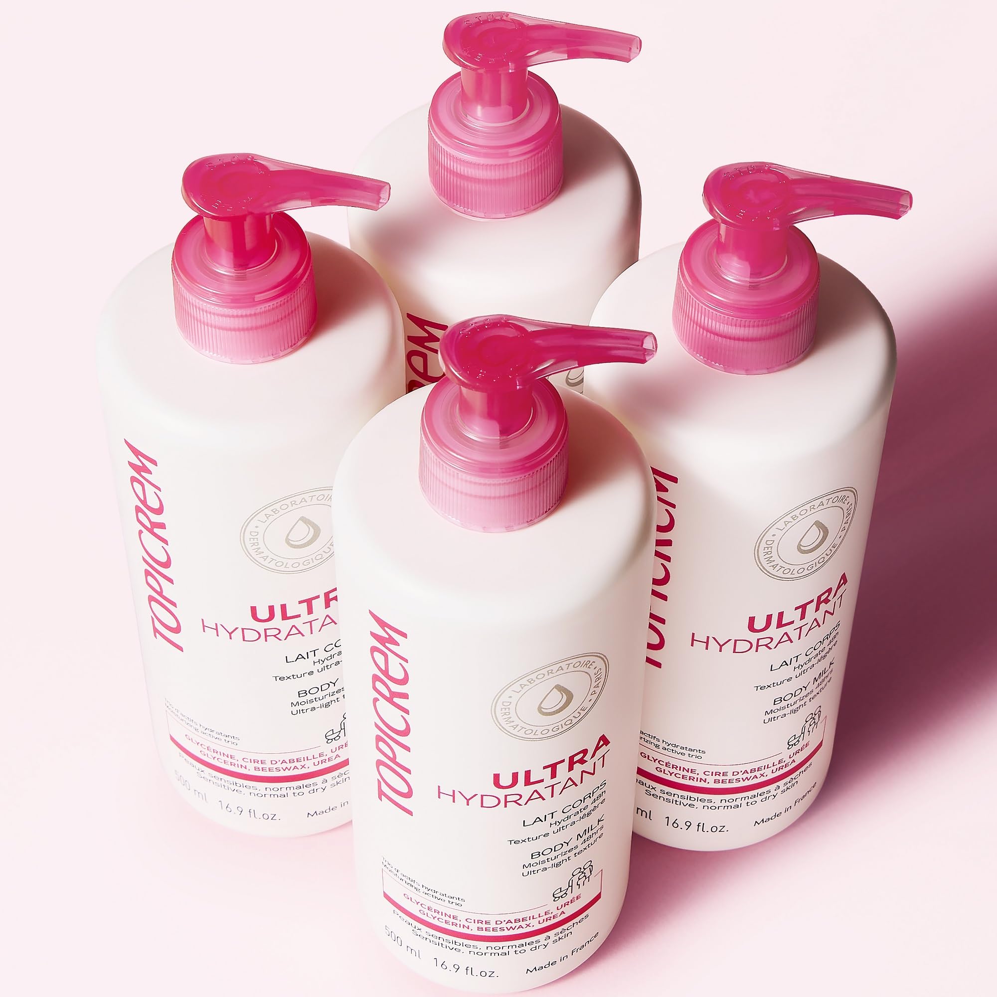 Topicrem Ultra Moisturizing Body Milk - Gentle, Non-Comedogenic Hydration for Dry Skin - 500ml