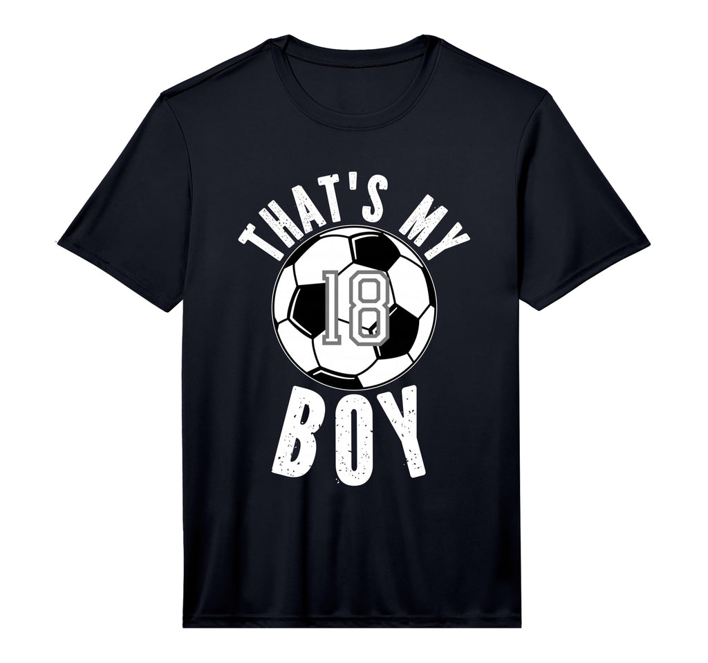 Thats My Number 18 Soccer T-Shirt - Aesthetic Graphic for Adults