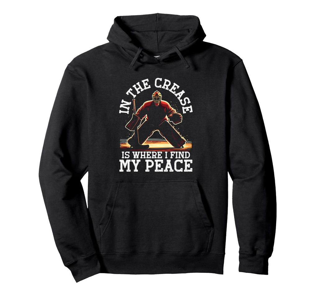 Crease Is Where I Find My Peace Hoodie - Casual Everyday Wear Men Women