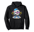 Soccer Ball Melting Ice Cream Drip Hoodie - Casual Everyday Wear Unisex