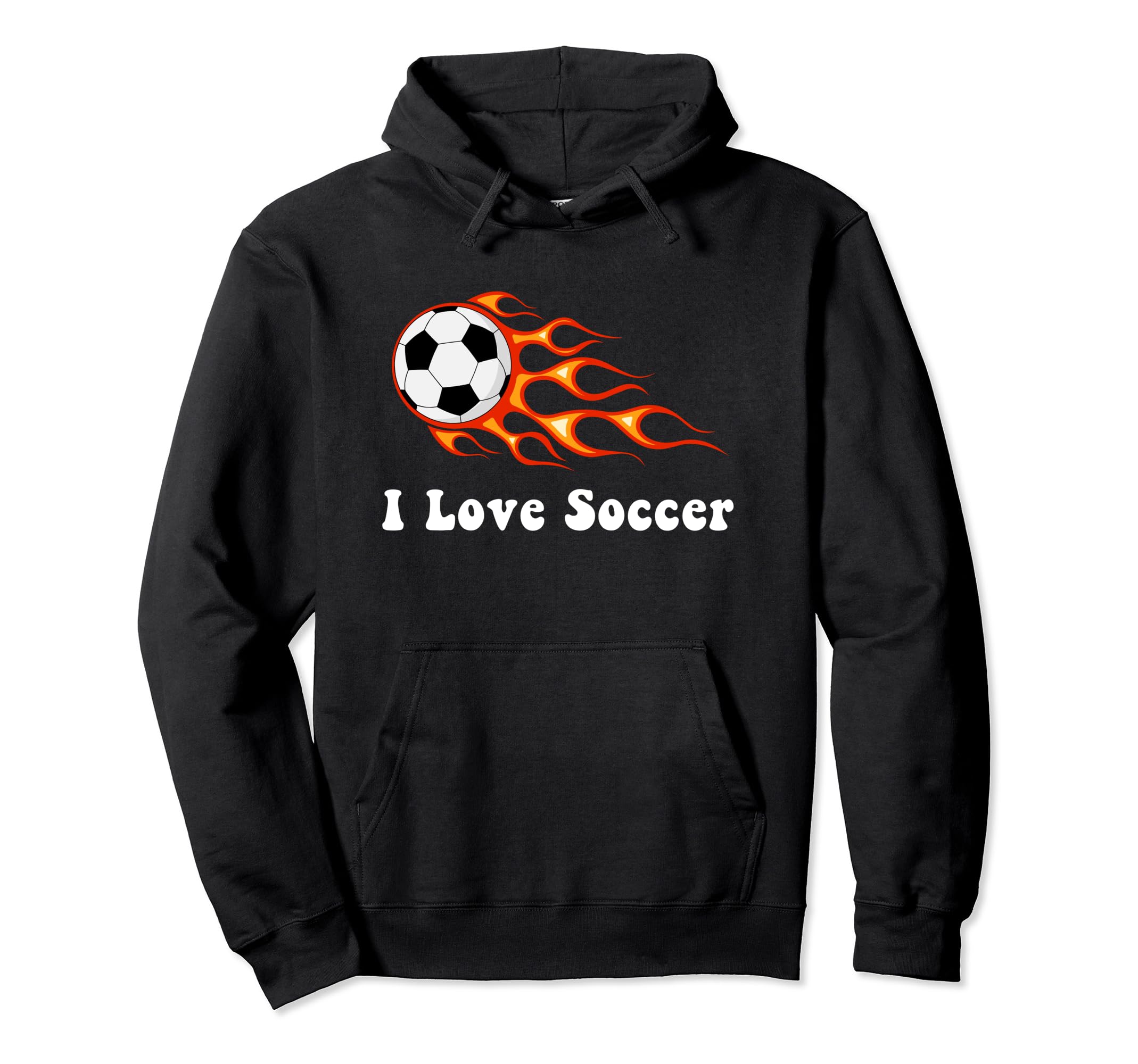 I Love Soccer Groovy Sports And Hoodie - Aesthetic Graphic for Adults