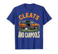 Cleats And Carpools Soccer Mom T-Shirt - Aesthetic Graphic Men Women
