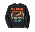 Soccer Goalie Art Gag Soccer Player Sweatshirt - Novelty Apparel Men Women