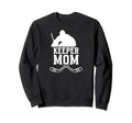 Ice Hockey Keeper Mom Ice Hockey Sweatshirt - Custom Art Print Unisex