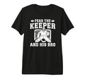 Funny Hockey Keeper Brother T-Shirt - Casual Everyday Wear Men Women