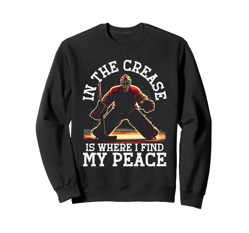 Crease Is Where I Find My Peace Ice Sweatshirt - Unique Graphic Unisex