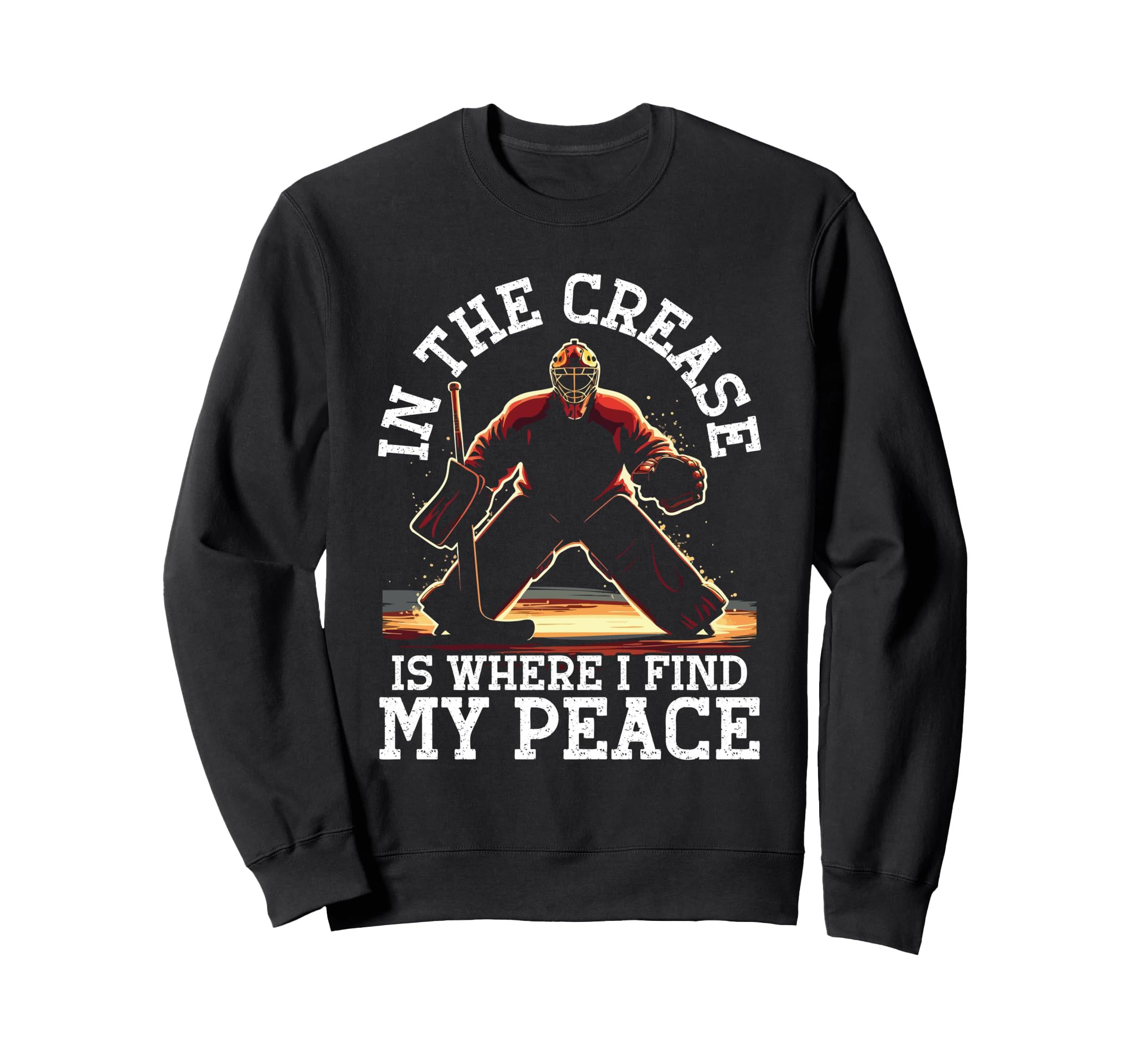 Crease Is Where I Find My Peace Ice Sweatshirt - Unique Graphic Unisex