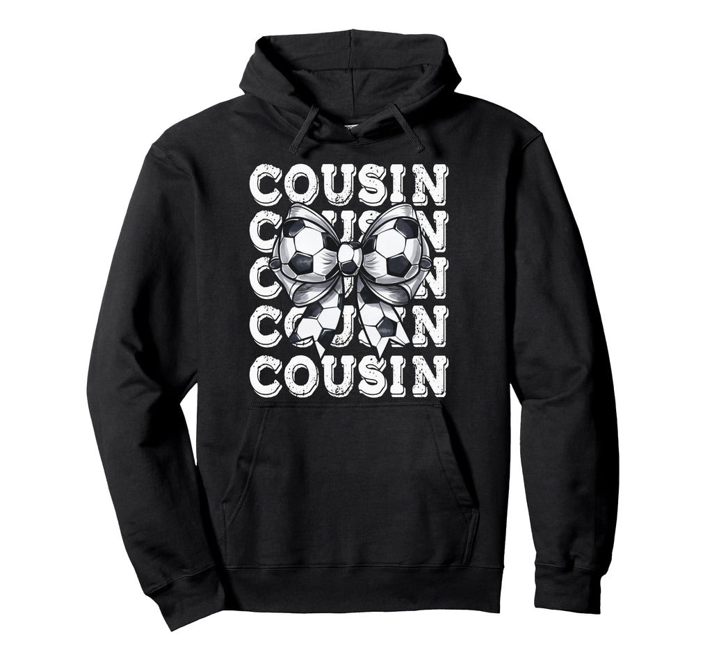 Coquette Soccer Cousin Matching Family Hoodie - Minimalist Print Men Women