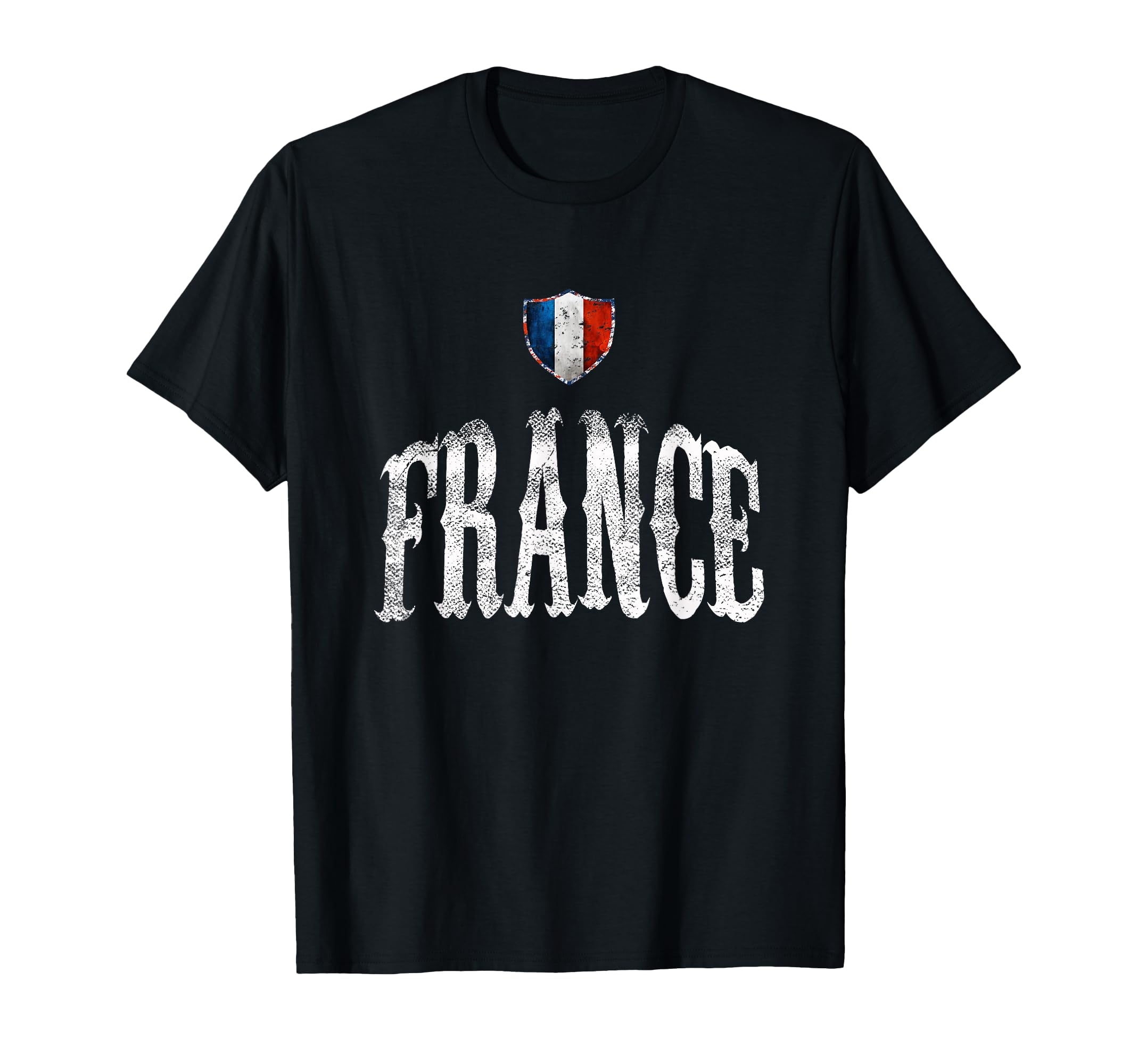 France Flag French Pride Soccer Sports T-Shirt - Minimalist Print Men Women