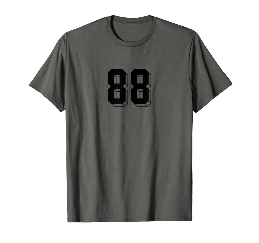 Number 88 80S 90S Soccer Team Jersey T-Shirt - Minimalist Print Unisex