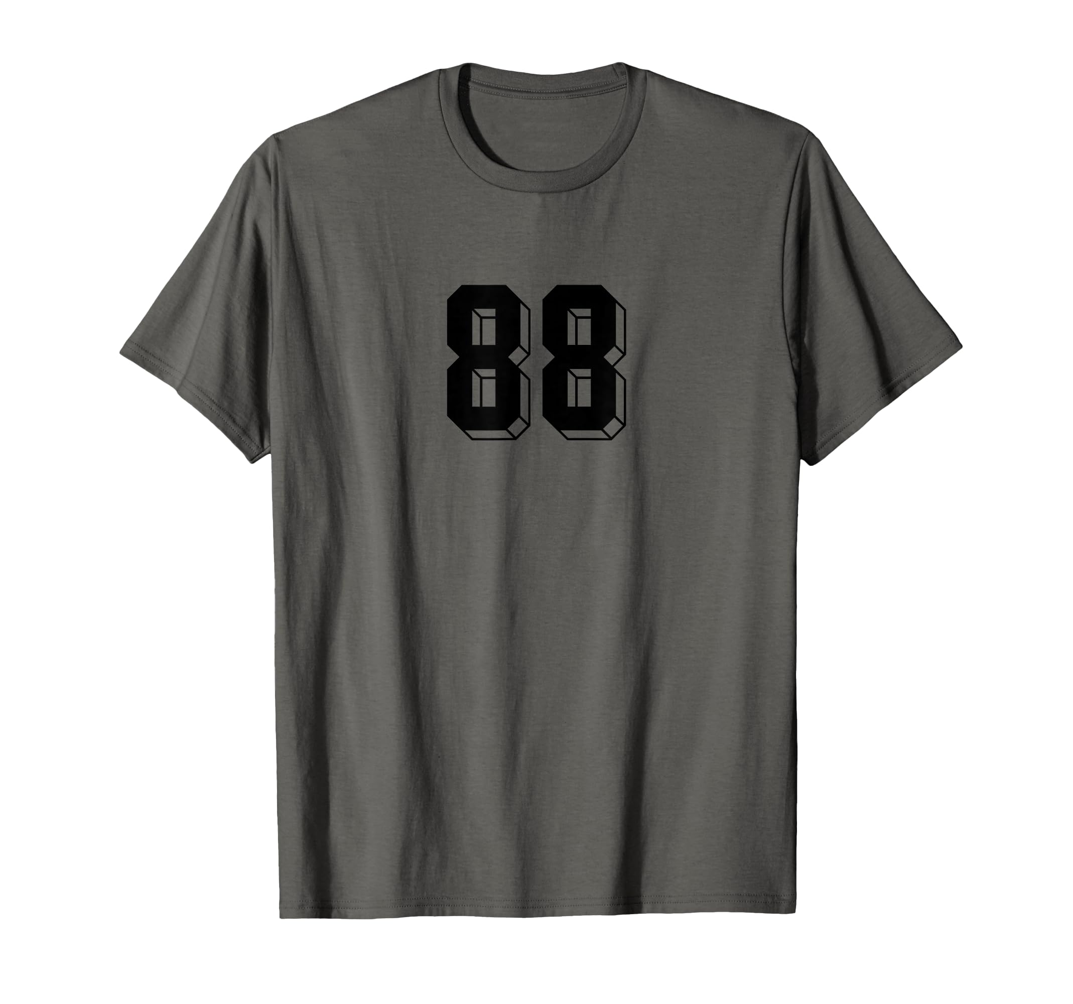 Number 88 80S 90S Soccer Team Jersey T-Shirt - Minimalist Print Men Women