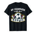 My Grandson Is Keeper Soccer Goalie T-Shirt - Fun Novelty Design Unisex
