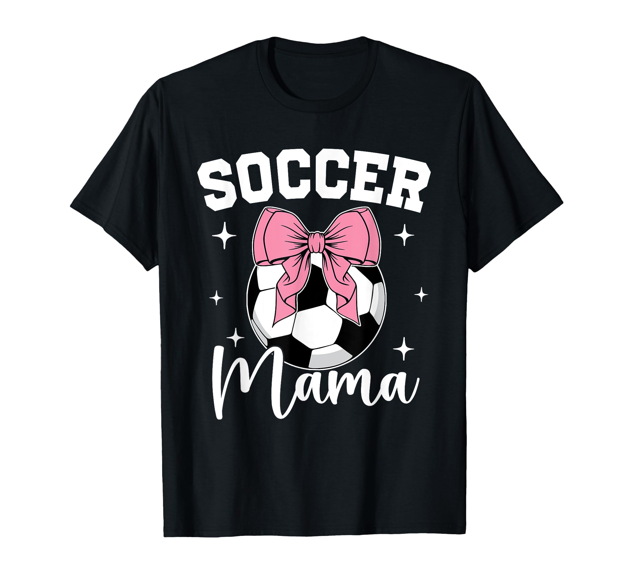 Soccer Mama Coquette Bow Soccer Mom T-Shirt - Streetwear Style for Adults