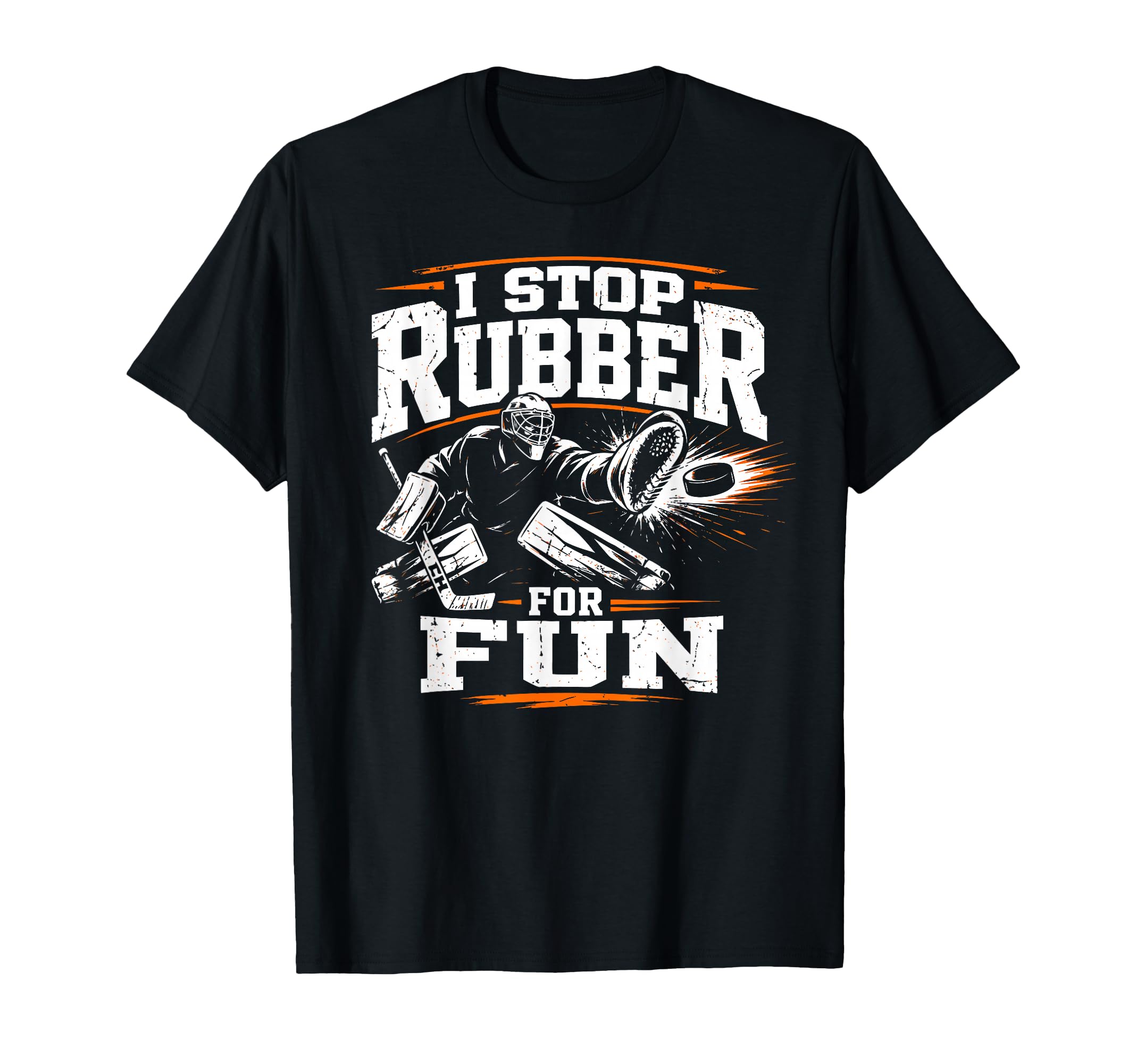 Ice Hockey Goalkeeper Fun Goalie T-Shirt - Unique Graphic for Adults
