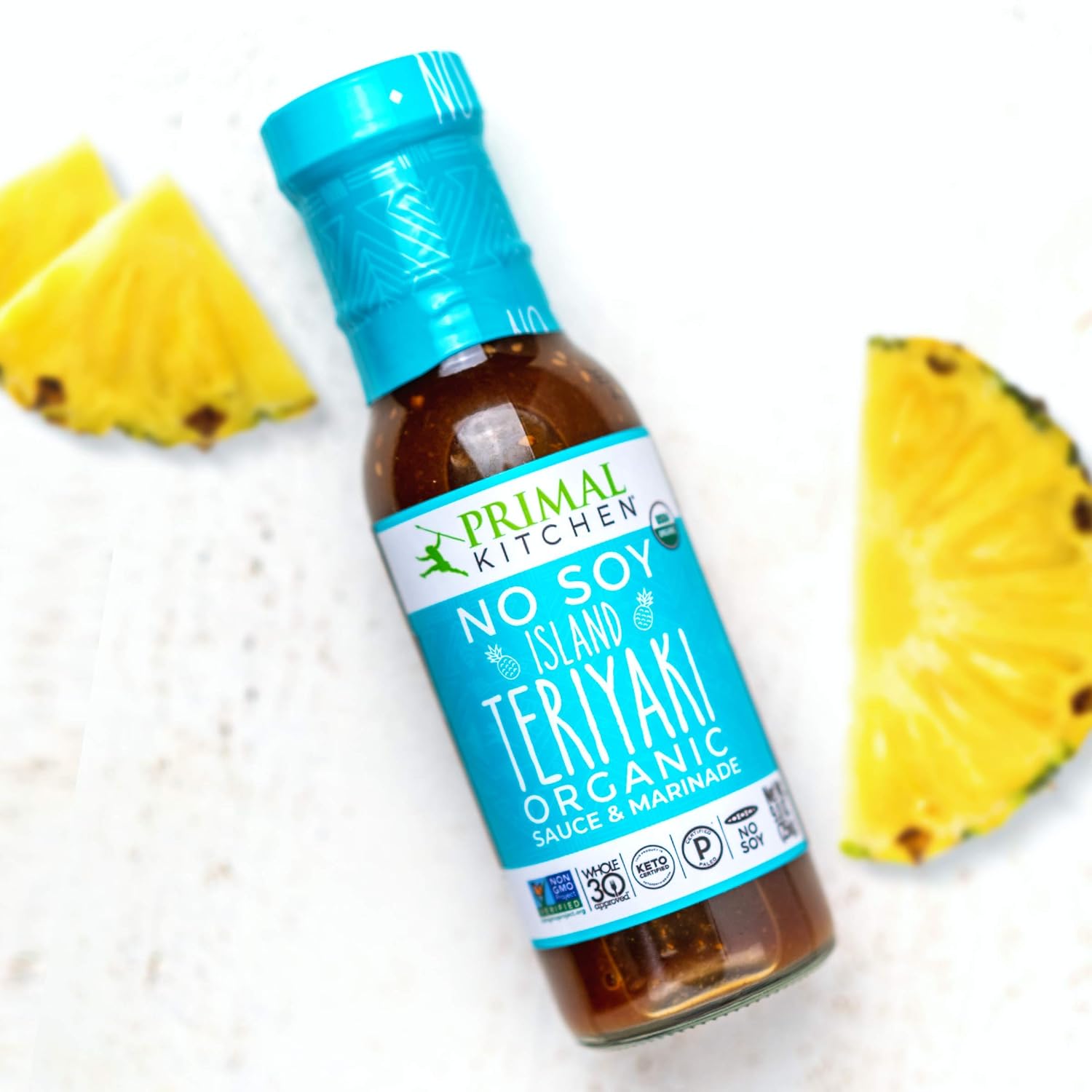 Primal Kitchen Teriyaki Island Sauce, No Soy, 9 oz, Case of 6