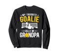 Proud Water Polo Goalie Grandpa Water Sweatshirt - Novelty Apparel Unisex