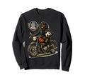 Gordon Setter Ride Motorbike Love Sweatshirt - Novelty Apparel for Adults