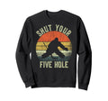 Shut Your Five Hole Funny Ice Sweatshirt - Unique Graphic for Adults