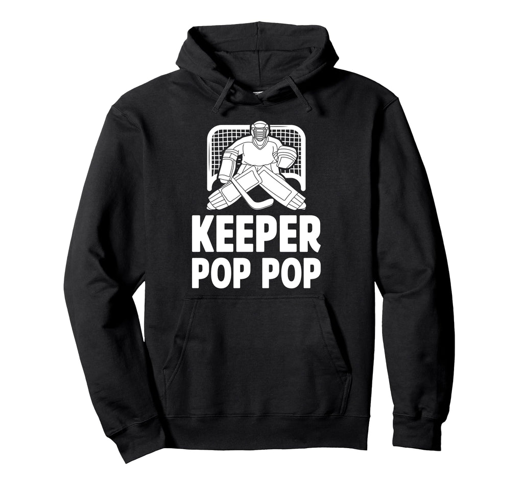 Ice Hockey Keeper Pop Pop Ice Hockey Hoodie - Streetwear Style Unisex