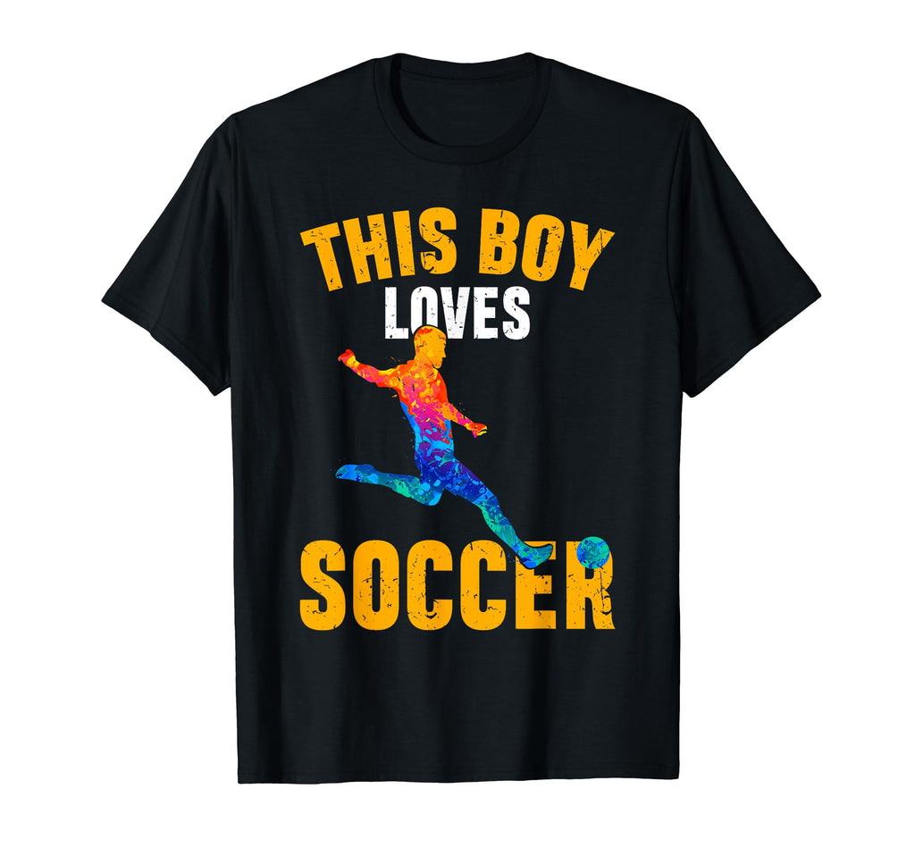 Funny This Loves Soccer T-Shirt - Aesthetic Graphic Men Women