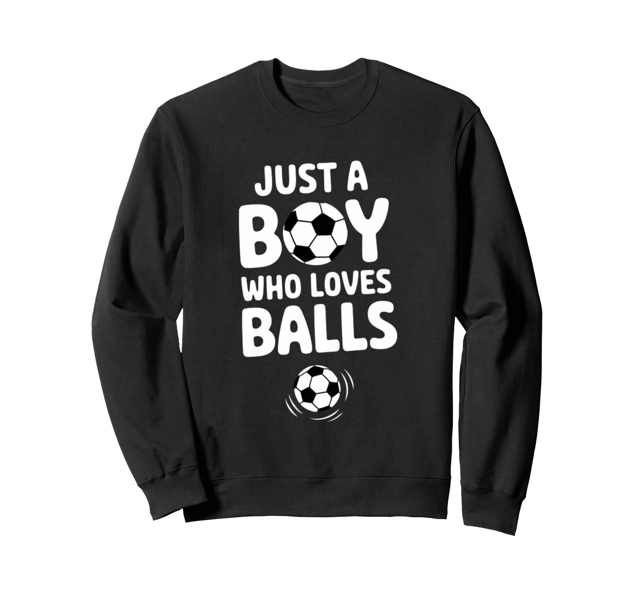 Just Who Loves Soccer Player Sweatshirt - Aesthetic Graphic for Adults