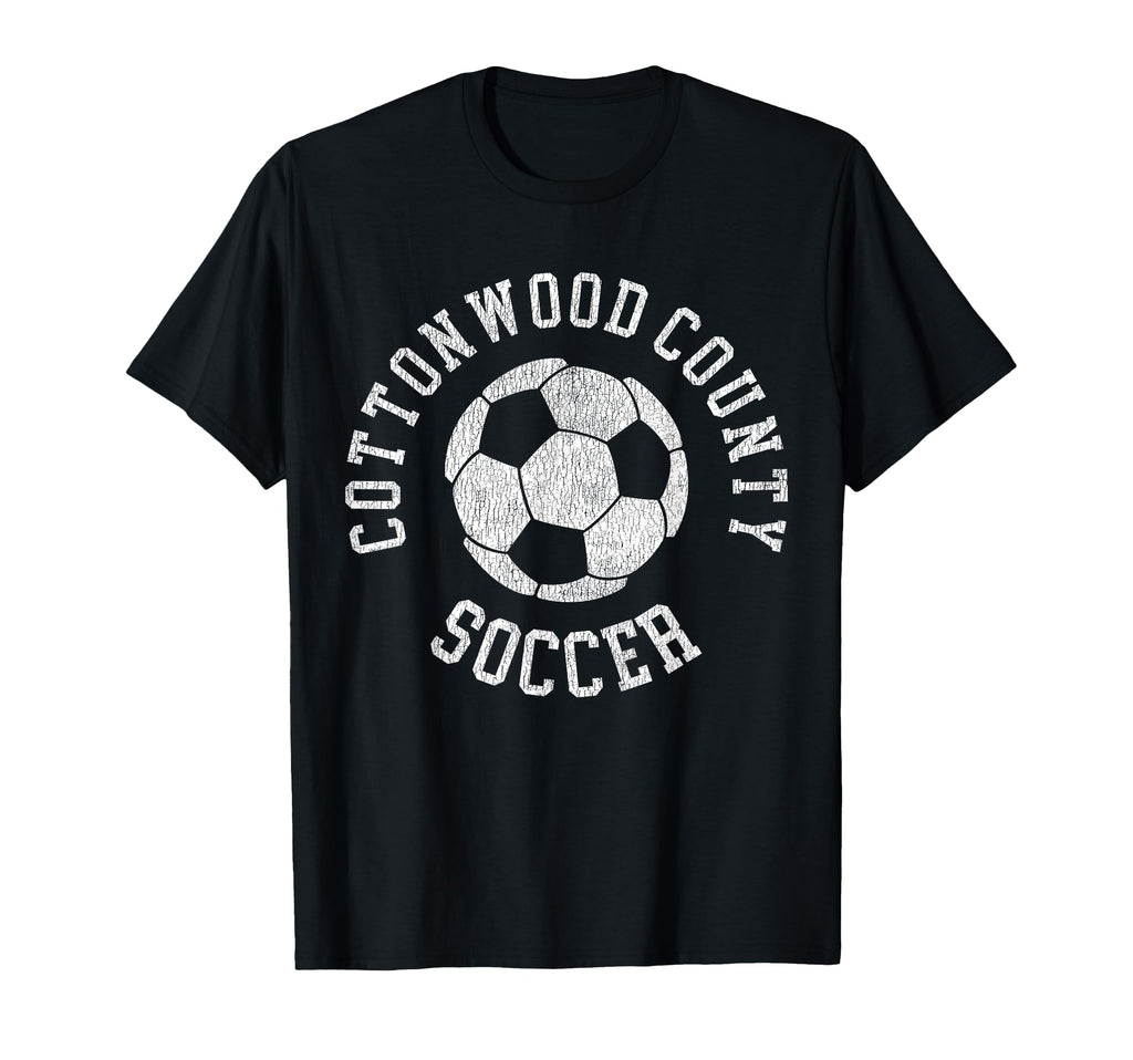Cottonwood County Soccer Distressed 90S T-Shirt - Aesthetic Graphic Unisex