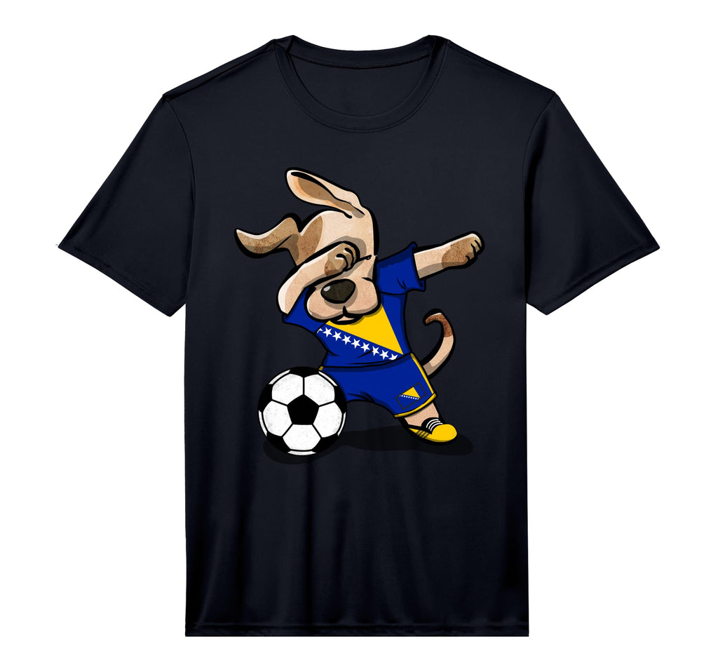 Bosnia Herzegovina Soccer Jersey Bosnian T-Shirt - Custom Art Print Unisex