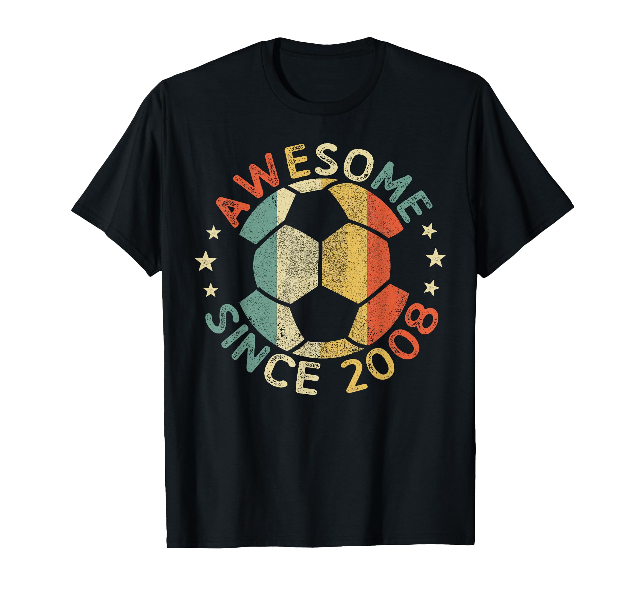 Awesome Since 2008 18Th Birthday 18 Year T-Shirt - Trendy Graphic Unisex