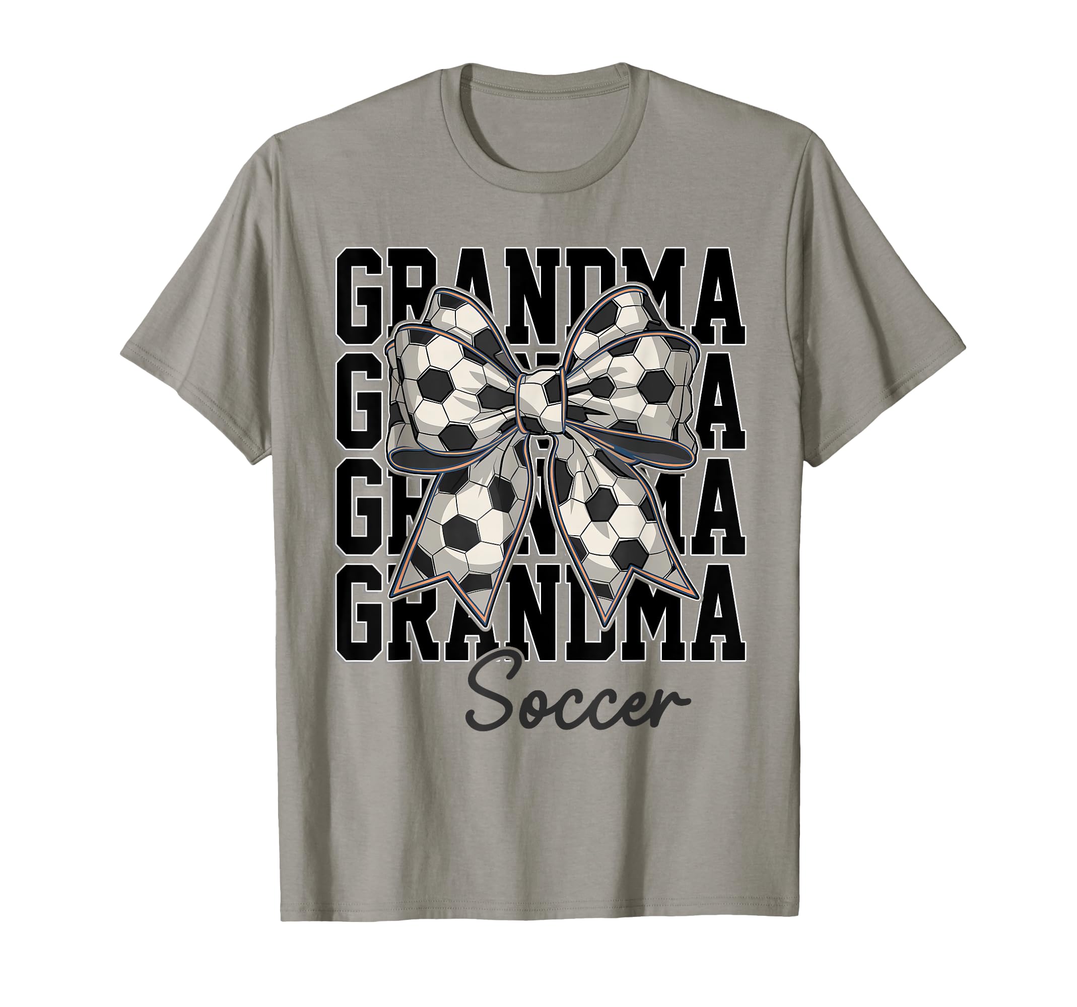 Soccer Grandma Coquette Bow Biggest T-Shirt - Aesthetic Graphic Men Women