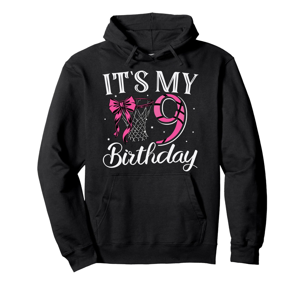 Its My Nine 9 Years Birthday Coquette Hoodie - Trendy Graphic Men Women