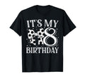 Its My Eight 8Th Birthday Soccer Bday T-Shirt - Minimalist Print Men Women