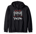 Funny Soccer Goalie Goalkeeper Mom Hoodie - Casual Everyday Wear Unisex