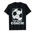 Best Soccer Coach Soccer Ball Soccer T-Shirt - Minimalist Print Unisex