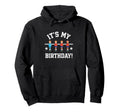 Its My Birthday Funny Foosball Soccer Hoodie - Minimalist Print for Adults