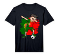 Dabbing Soccer Portugal Jersey T-Shirt - Aesthetic Graphic for Adults