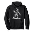 Soccer Skeleton Halloween Soccer Hoodie - Custom Art Print for Adults