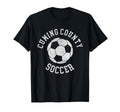 Cuming County Soccer Distressed 90S T-Shirt - Casual Everyday Wear Unisex