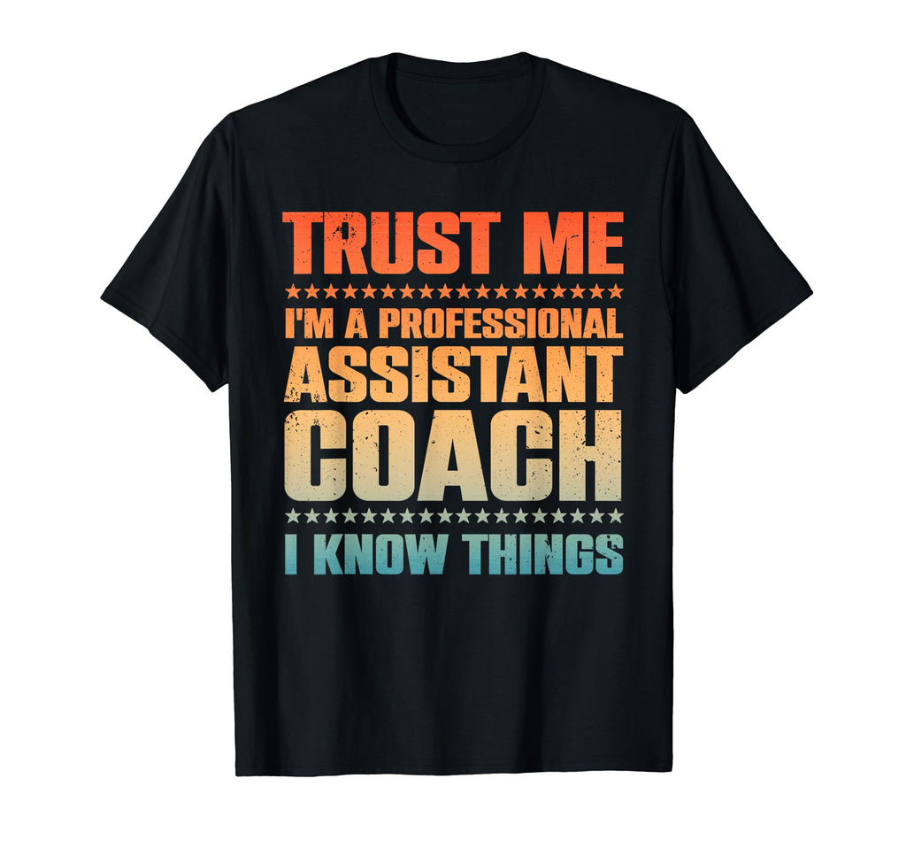 Assistant Coach Softball Baseball Coaches T-Shirt - Minimalist Print Unisex