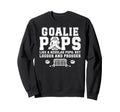 Hockey Goalie Pops Ice Hockey Keeper Sweatshirt - Trendy Graphic Men Women