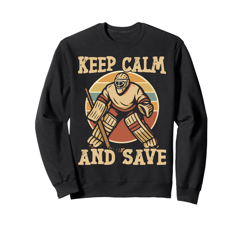 Ice Hockey Goalie Goalkeeper Keep Sweatshirt - Casual Everyday Wear Unisex