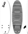 Rock-It 4'10" CHUB Soft Top Surfboard - Kids & Mini, Easy to Paddle & Maneuverable for Beginners